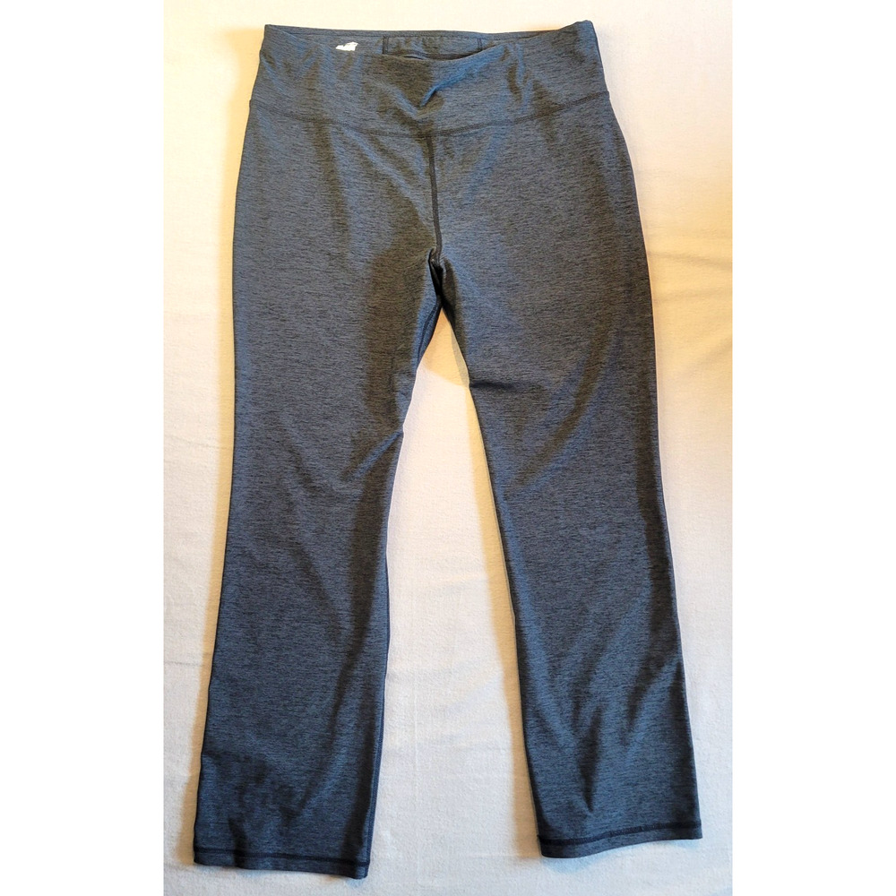 Avia Women’s XL Gray Flared Yoga Pants Stretch Activewear w/ Pocket